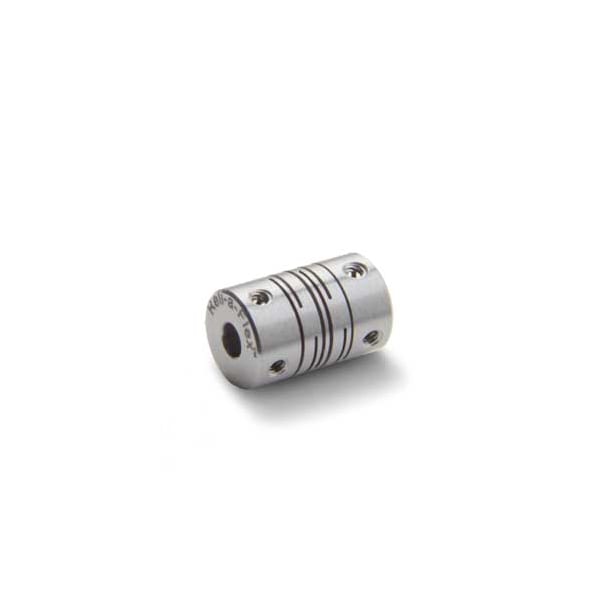 Ruland Slit Coupling, Set Screw, Short, Bores 2x2mm, OD 8.0mm, Aluminum MRSS8-2-2-A - main